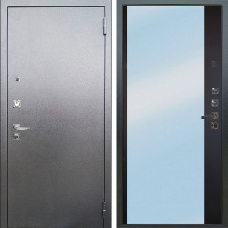 Входная дверь Аргус ЛЮКС 3К ПРО Люкс 3к Про металл Антик серебро + Магнум Черный софт