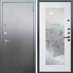 Входная дверь Аргус ЛЮКС 3К ПРО Люкс 3к Про металл Антик серебро + Милли Роял вуд белый