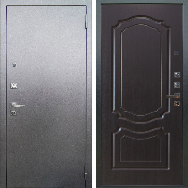 Входная дверь Аргус ЛЮКС 3К ПРО Люкс 3к Про металл Антик серебро + Мишель Венге