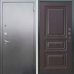 Входная дверь Аргус ЛЮКС 3К ПРО Люкс 3к Про металл Антик серебро + Скиф Горький шоколад