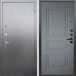 Входная дверь Аргус ЛЮКС 3К ПРО Люкс 3к Про металл Антик серебро + Скиф Силк маус