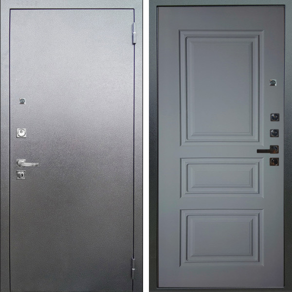Входная дверь Аргус ЛЮКС 3К ПРО Люкс 3к Про металл Антик серебро + Скиф Силк маус