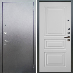 Входная дверь Аргус ЛЮКС 3К ПРО Люкс 3к Про металл Антик серебро + Скиф Софт милк