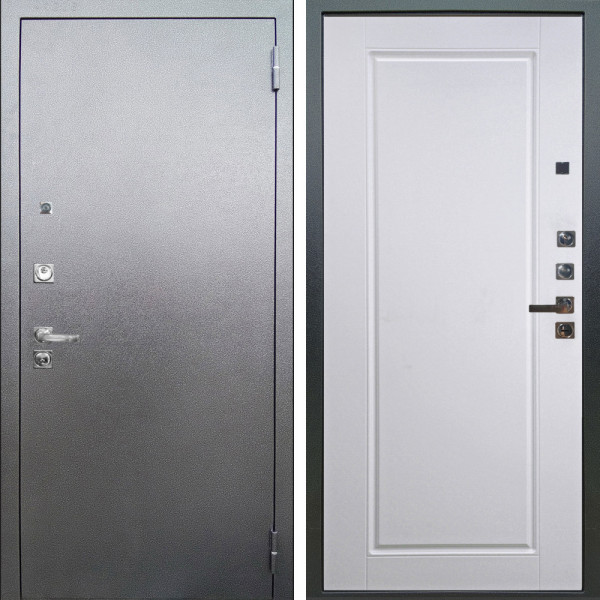 Входная дверь Аргус ЛЮКС 3К ПРО Люкс 3к Про металл Антик серебро + Тревор Софт милк