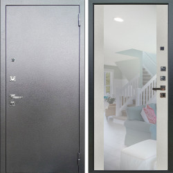 Входная дверь Аргус ЛЮКС 3К ПРО Люкс 3к Про металл Антик серебро + Вояж Белое дерево