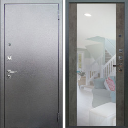 Входная дверь Аргус ЛЮКС 3К ПРО Люкс 3к Про металл Антик серебро + Вояж Светлый бетон