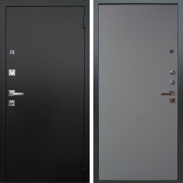 Входная дверь Аргус ЛЮКС 3К ПРО Люкс 3к Про металл Черный шелк + Элегант Силк маус