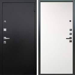 Входная дверь Аргус ЛЮКС 3К ПРО Люкс 3к Про металл Черный шелк + Элегант Софт милк