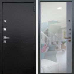 Входная дверь Аргус ЛЮКС 3К ПРО Люкс 3к Про металл Черный шелк + Магнум Силк маус
