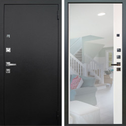 Входная дверь Аргус ЛЮКС 3К ПРО Люкс 3к Про металл Черный шелк + Магнум Софт милк