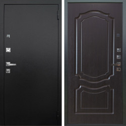 Входная дверь Аргус ЛЮКС 3К ПРО Люкс 3к Про металл Черный шелк + Мишель Венге