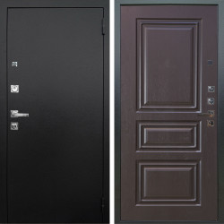 Входная дверь Аргус ЛЮКС 3К ПРО Люкс 3к Про металл Черный шелк + Скиф Горький шоколад