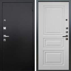 Входная дверь Аргус ЛЮКС 3К ПРО Люкс 3к Про металл Черный шелк + Скиф Софт милк