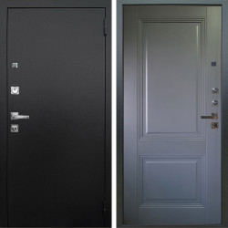 Входная дверь Аргус ЛЮКС 3К ПРО Люкс 3к Про металл Черный шелк + Соло Антрацит