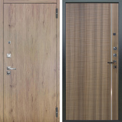 Входная дверь Аргус ЛЮКС 3К ПРО Элегант Рустик соломенный + Гауда Керамика