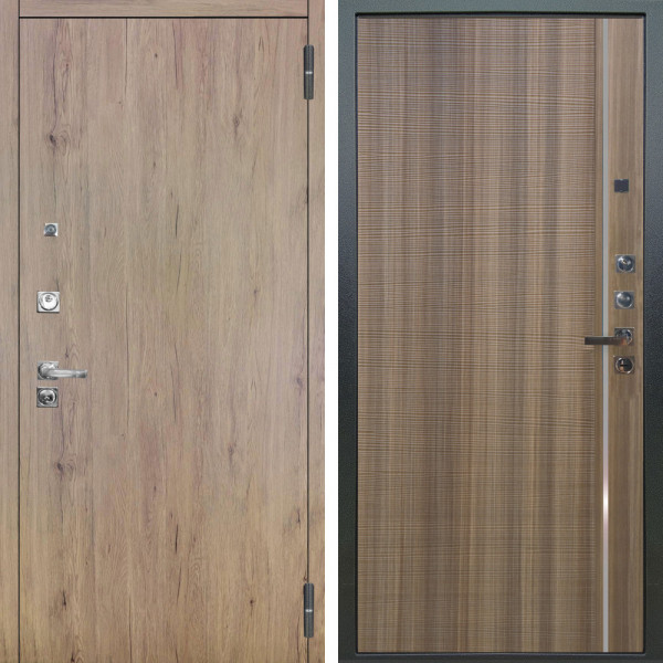 Входная дверь Аргус ЛЮКС 3К ПРО Элегант Рустик соломенный + Гауда Керамика