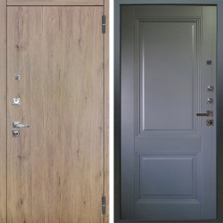 Входная дверь Аргус ЛЮКС 3К ПРО Элегант Рустик соломенный + Соло Антрацит