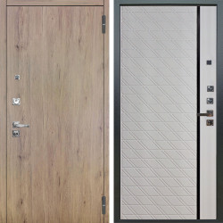 Входная дверь Аргус ЛЮКС 3К ПРО Элегант Рустик соломенный + Тори Софт милк