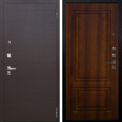 Входная дверь Аргус ЛЮКС 3К ПРО Элегант Венге горизонт + Элион Дуб рустикальный