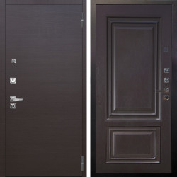 Входная дверь Аргус ЛЮКС 3К ПРО Элегант Венге горизонт + Элион Горький шоколад