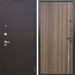 Входная дверь Аргус ЛЮКС 3К ПРО Элегант Венге горизонт + Гауда Керамика