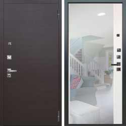 Входная дверь Аргус ЛЮКС 3К ПРО Элегант Венге горизонт + Магнум Софт милк