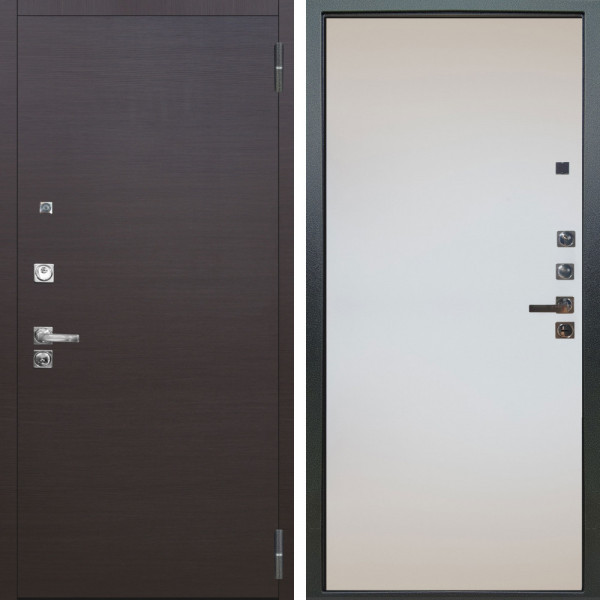 Входная дверь Аргус ЛЮКС 3К ПРО Элегант Венге горизонт + Под покраску