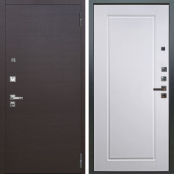 Входная дверь Аргус ЛЮКС 3К ПРО Элегант Венге горизонт + Тревор Софт милк