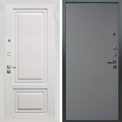 Входная дверь Аргус ЛЮКС 3К ПРО Элион мвр белый + Элегант Силк маус