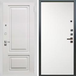 Входная дверь Аргус ЛЮКС 3К ПРО Элион мвр белый + Элегант Софт милк