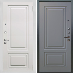 Входная дверь Аргус ЛЮКС 3К ПРО Элион мвр белый + Элион Силк маус