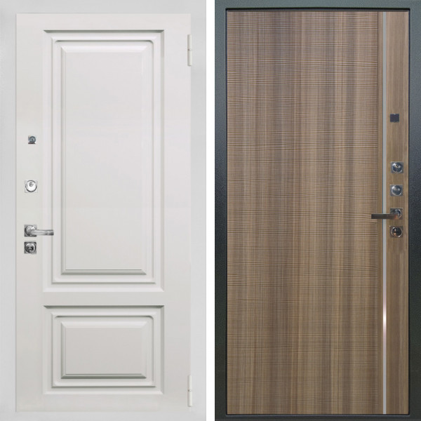 Входная дверь Аргус ЛЮКС 3К ПРО Элион мвр белый + Гауда Керамика