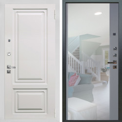 Входная дверь Аргус ЛЮКС 3К ПРО Элион мвр белый + Магнум Силк маус