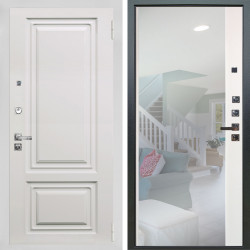 Входная дверь Аргус ЛЮКС 3К ПРО Элион мвр белый + Магнум Софт милк