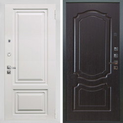 Входная дверь Аргус ЛЮКС 3К ПРО Элион мвр белый + Мишель Венге