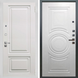 Входная дверь Аргус ЛЮКС 3К ПРО Элион мвр белый + Могадиш Софт милк