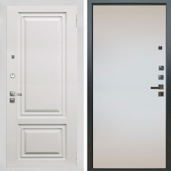 Входная дверь Аргус ЛЮКС 3К ПРО Элион мвр белый + Под покраску