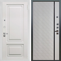 Входная дверь Аргус ЛЮКС 3К ПРО Элион мвр белый + Тори Софт милк
