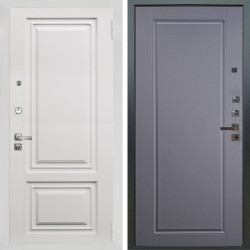 Входная дверь Аргус ЛЮКС 3К ПРО Элион мвр белый + Тревор Силк маус