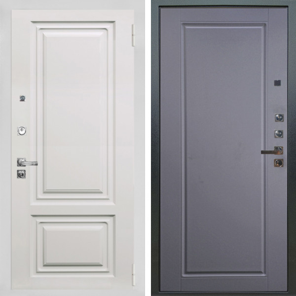 Входная дверь Аргус ЛЮКС 3К ПРО Элион мвр белый + Тревор Силк маус