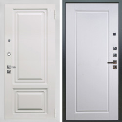 Входная дверь Аргус ЛЮКС 3К ПРО Элион мвр белый + Тревор Софт милк
