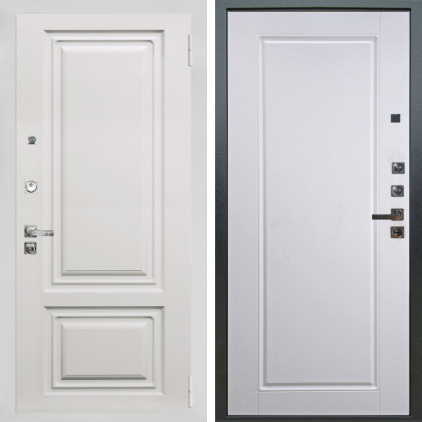 Входная дверь Аргус ЛЮКС 3К ПРО Элион мвр белый + Тревор Софт милк