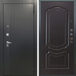 Входная дверь Аргус ЛЮКС 3К ПРО Фрейда Черный кварц + Мишель Венге