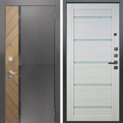 Входная дверь Аргус ЛЮКС 3К ПРО Фуриоса + Александра Белая лиственница