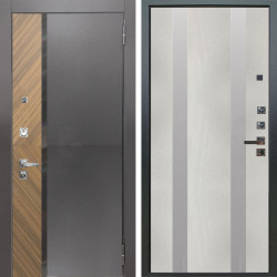 Входная дверь Аргус ЛЮКС 3К ПРО Фуриоса + Дуэт Белое дерево вставки Изабель