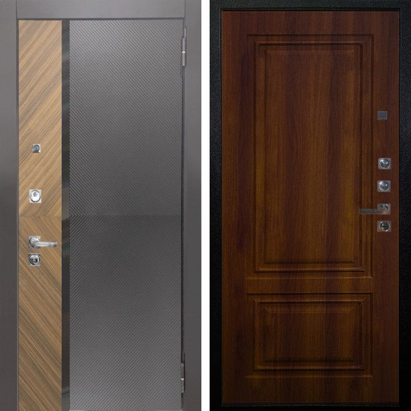 Входная дверь Аргус ЛЮКС 3К ПРО Фуриоса + Элион Дуб рустикальный