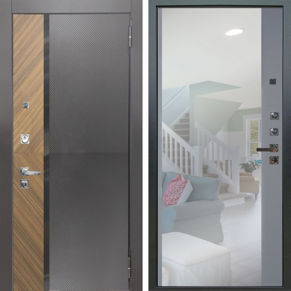 Входная дверь Аргус ЛЮКС 3К ПРО Фуриоса + Магнум Силк маус