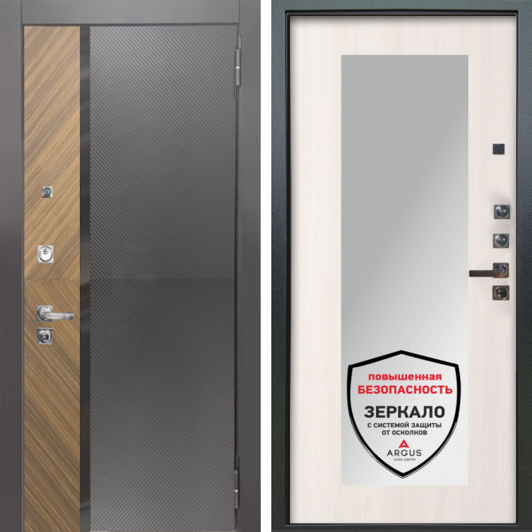 Входная дверь Аргус ЛЮКС 3К ПРО Фуриоса + Милли Ларче светлый