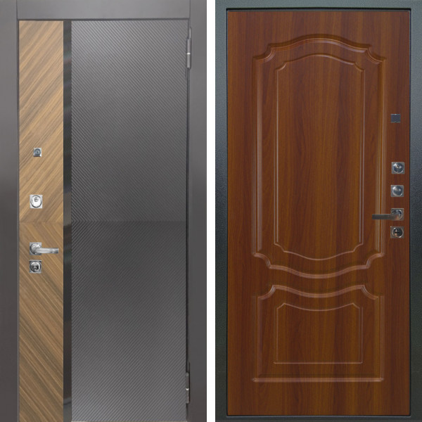 Входная дверь Аргус ЛЮКС 3К ПРО Фуриоса + Мишель Дуб рустикальный