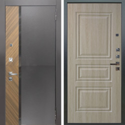 Входная дверь Аргус ЛЮКС 3К ПРО Фуриоса + Скиф Дуб филадельфия крем